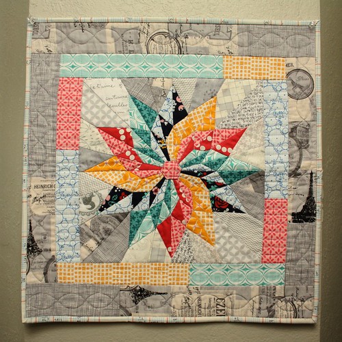 Beautiful miniquilt from Ginny