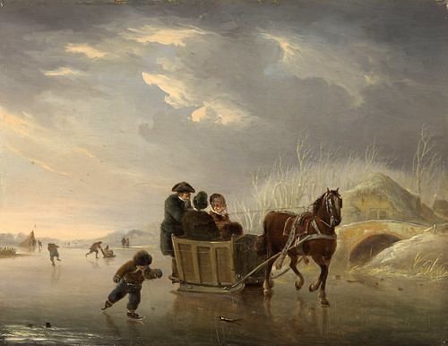 011-Velocidad sobre el hielo, Andries Vermeulen, 1790 - 1814-Rijkmuseum