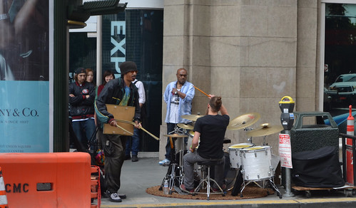Full Drum Kit on the street