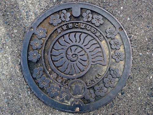 Mine Yamaguchi , manhole cover 2 （山口県美祢市のマンホール２）