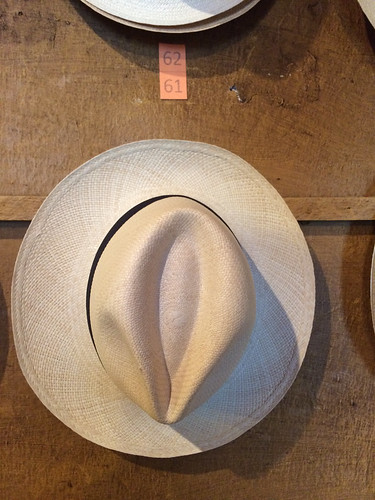 Quito: un chapeau panama, le célèbre chapeau d'Equateur et non pas du Panama