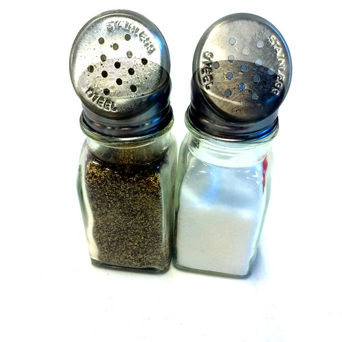 Stainless steel salt & pepper