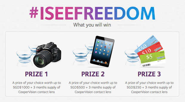 Win amazing prizes from CooperVision 