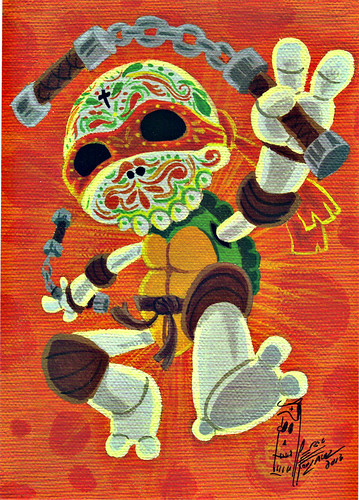 Muertoons :: "Miguelangel", art print by Eric Gonzalez  i (( 2013 ))