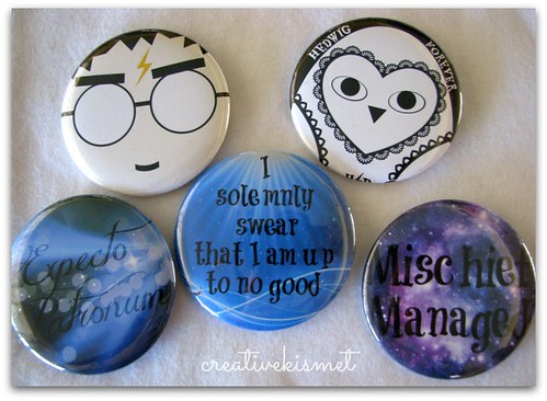 Harry Potter buttons