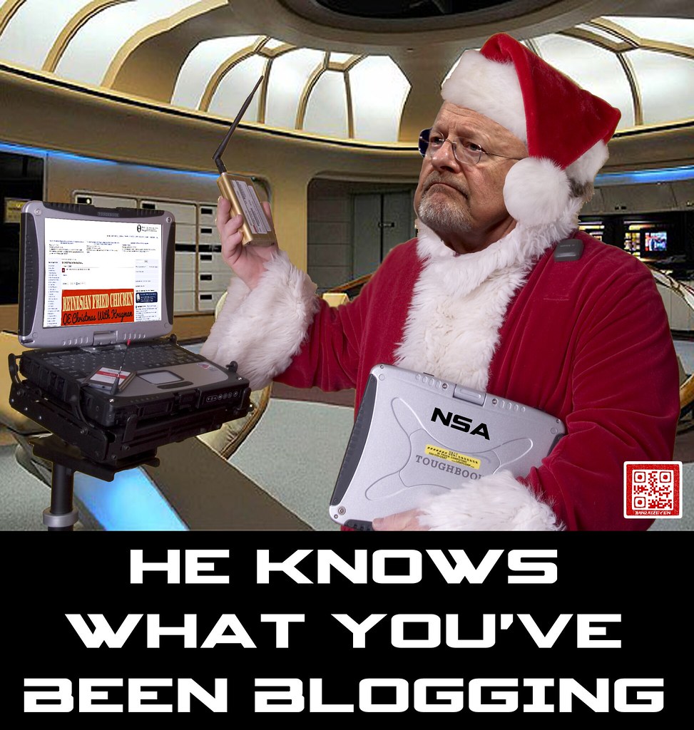HE KNOWS WHAT YOU'VE BEEN BLOGGING