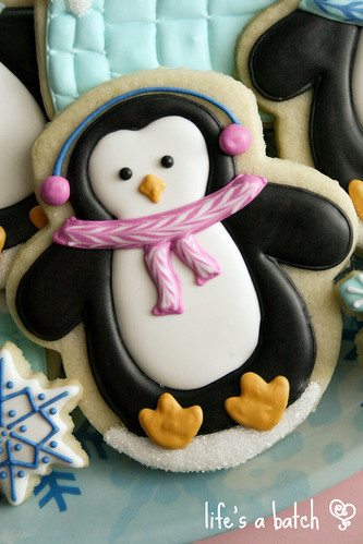 Penguin cookie.