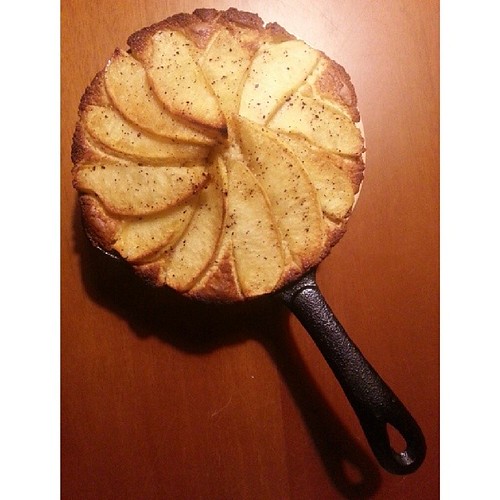 20140314 肉桂焦糖蘋果鬆糕 出爐  #葛蘿的餐桌
