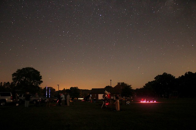 Having fun at Staunton River Star Party, in this photo by star party participant Steve Andrews