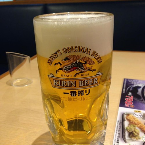 Photo:終電より、1時間も早い。(^^) v — Drinking a Ichiban (Shibori) by Kirin Brewery Company By:cyberwonk