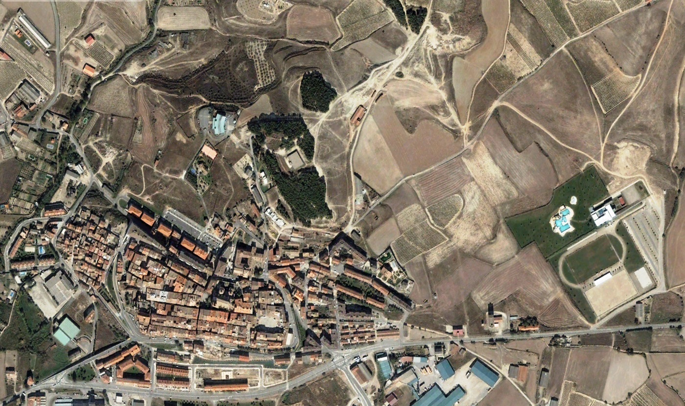 antes, urbanismo, foto aérea, desastre, urbanístico, planeamiento, urbano, construcción, Viana, Navarra