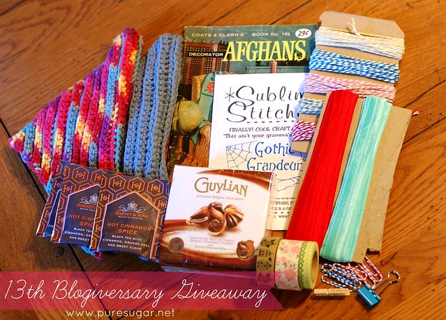 13th blogiversary giveaway