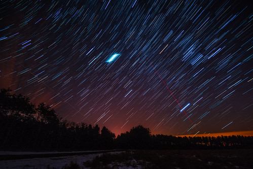 Stars over Portage, WI by kenfagerdotcom