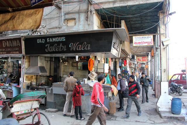 Old Famous Jalebi Wala in Delhi, India