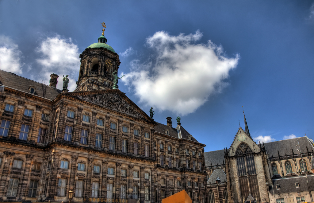 11. Palacio Real en Ámsterdam, en la plaza Dam. Autor, Vgm8383