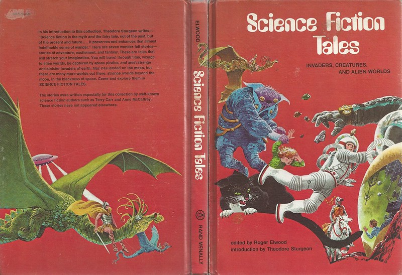 Rod Ruth - Front And Back Cover For "Science Fiction Tales" by Roger Elwood, 1973