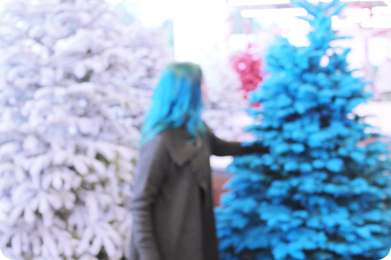 {december 1} our tree | blurry