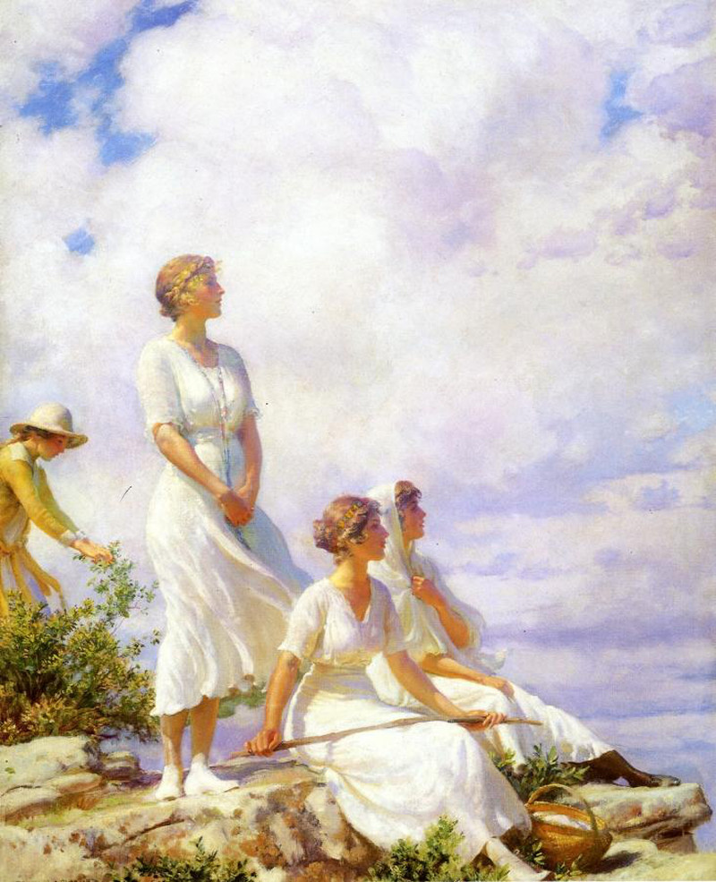 Summer Clouds by Charles Courtney Curran - 1917