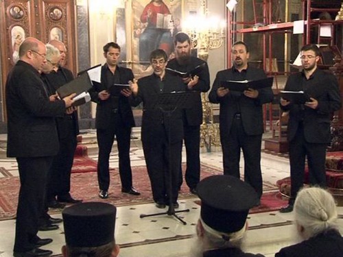 Cappella Romana performing in Patra, Greece