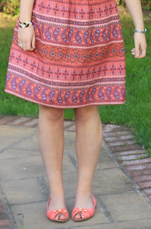 OOTD, outfit of the day, uk style blog, fat face dress, flats