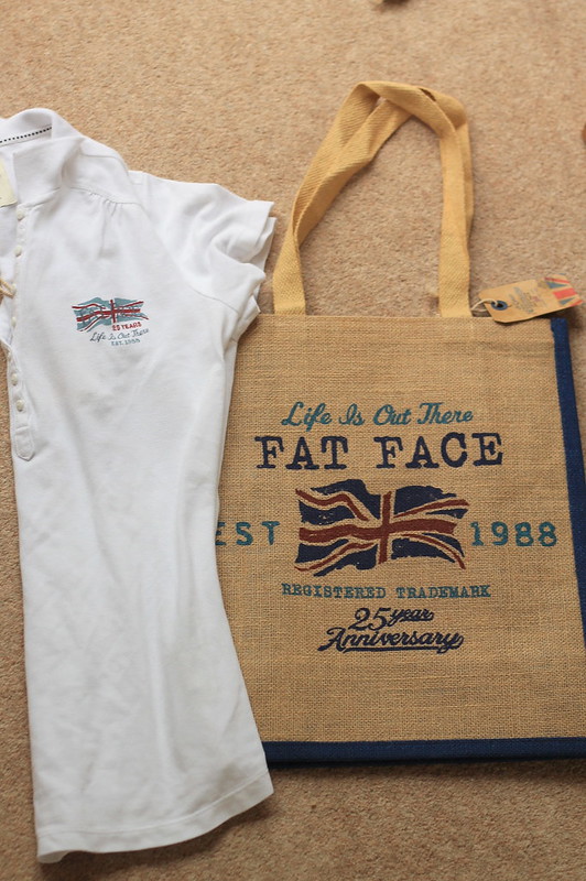 Fat face 25 year anniversary bag