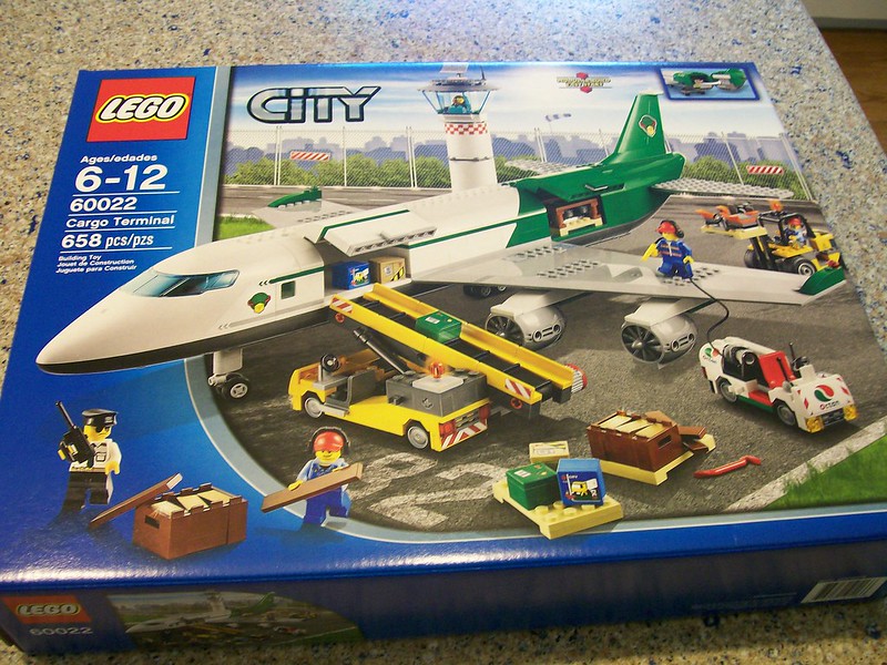 Stand Only. Display Stand for Lego 7734 60022 Cargo Airlines 