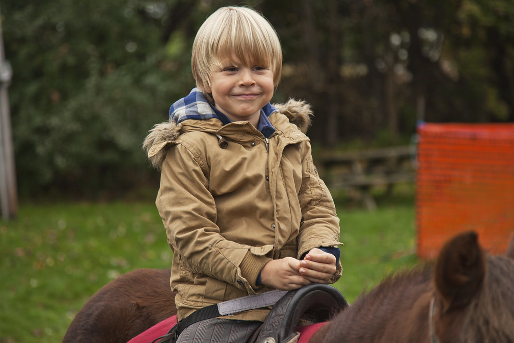 Sam's First Horse Ride