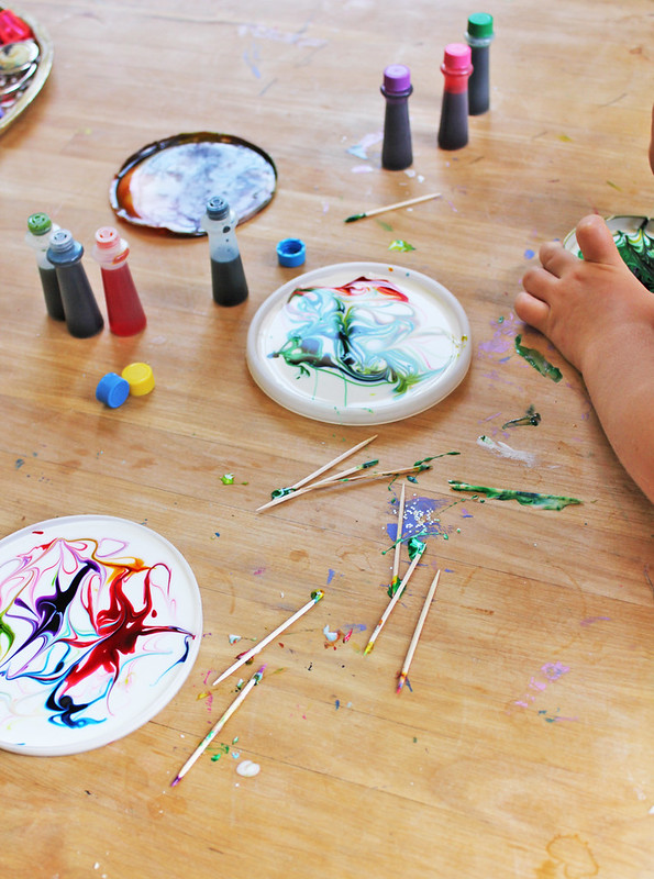 This DIY Suncatcher is an easy kids craft. Make Cosmic Suncatchers from glue and food coloring!
