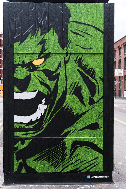 Hulk - by Jay Sharples,  Stevenson Square, Manchester