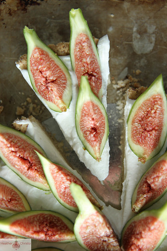 Coconut Cream Tart with Figs