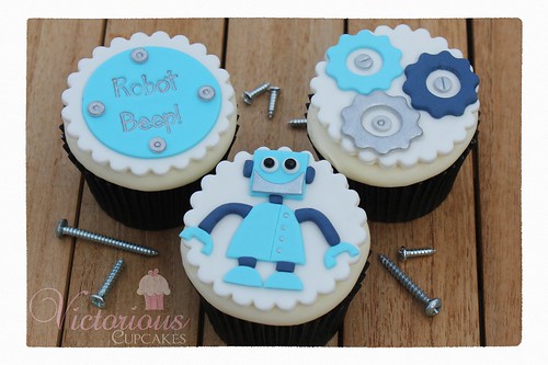 Robot Cupcakes