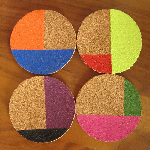 Iron Craft '13 #10 - Color Blocked Coasters
