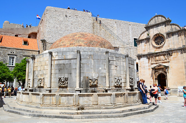 Large Onofrios Fountain, Dubrovnik Old Town, Croatia