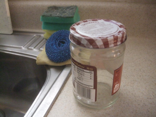 Recycling a Peanut Butter Jar