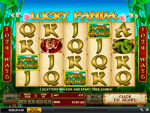 free Lucky Panda free spins feature