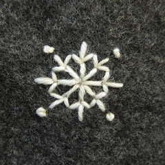 Snowflake Christmas Tree Skirt