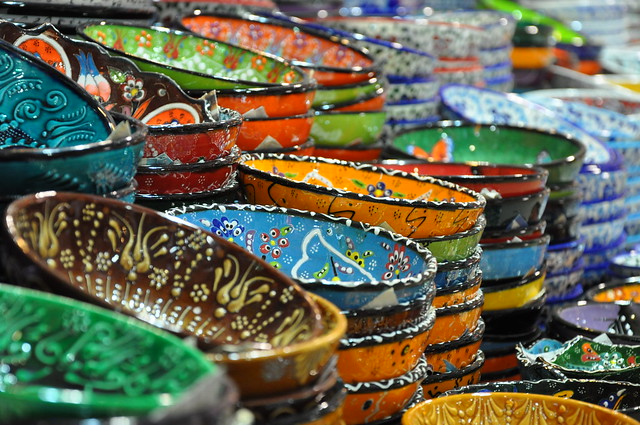 Istanbul Grand Bazaar bowls