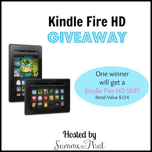 Kindle Fire HD Giveaway #giveaway
