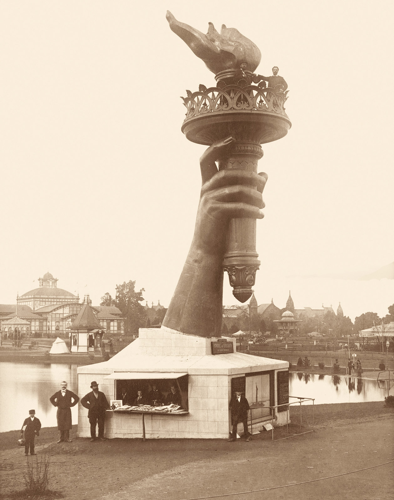 Statue of Liberty Arm, 1876, Phildadelphia Centennial Exposition