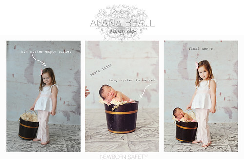 Newborn SAFETY sibling Photography
