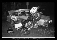 1977-11/15 - Car/Motorcycle Accident, Jerusalem Avenue at Walnut Lane, Hicksville, NY