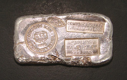 Nevada City Mint silver bar