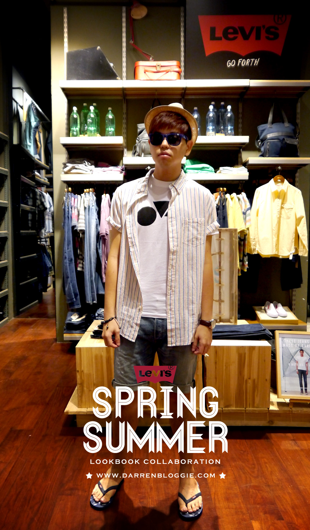 Darren Bloggie X LEVI'S Spring/Summer Lookbook Collaboration