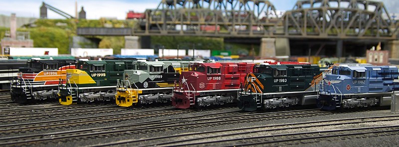 MTH SD70ACe in UP Heritage Schemes