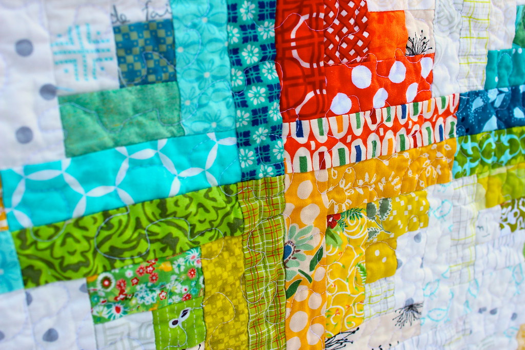 Sunshine and Showers Baby Quilt