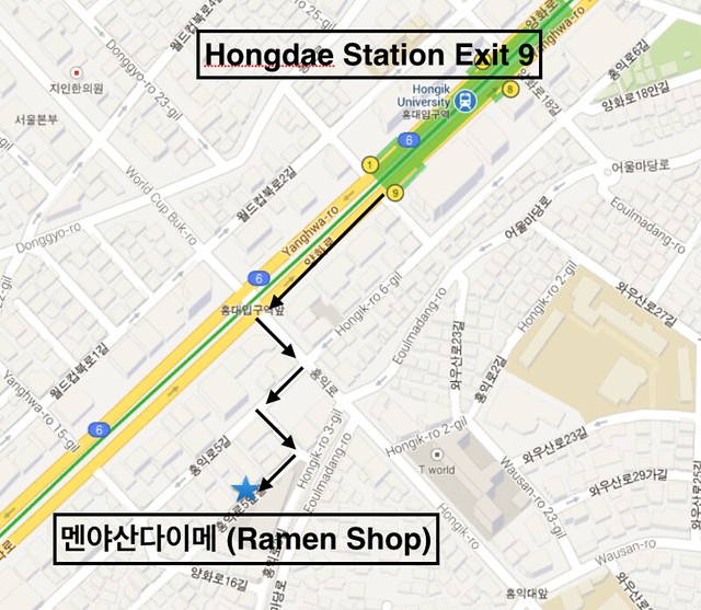 Ramen Shop Map
