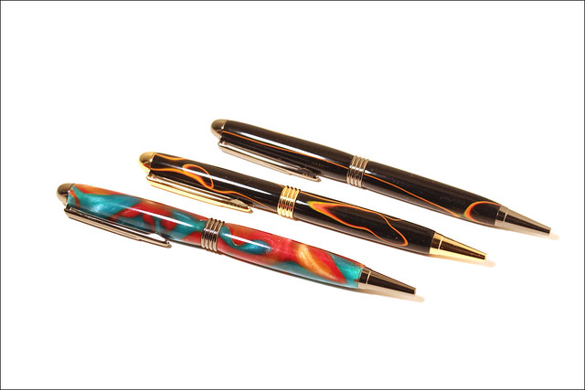 Three Acrylic Pens