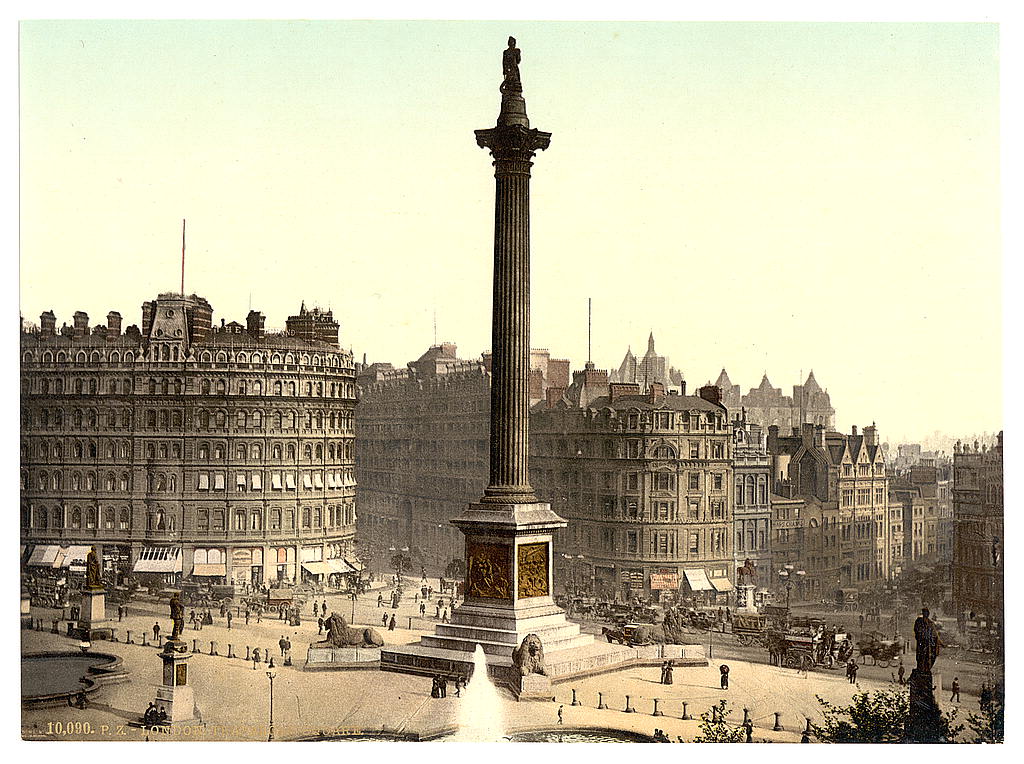 [Trafalgar Square, from National Gallery, London, England] (LOC)