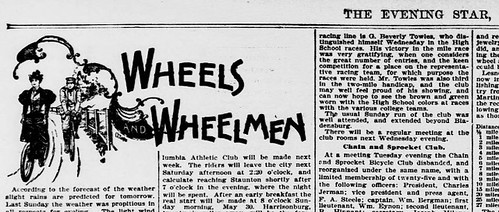 Wheels and Wheelmen