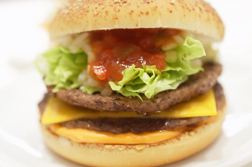 「ダブルビーフサルサ」double beef salsa burger
